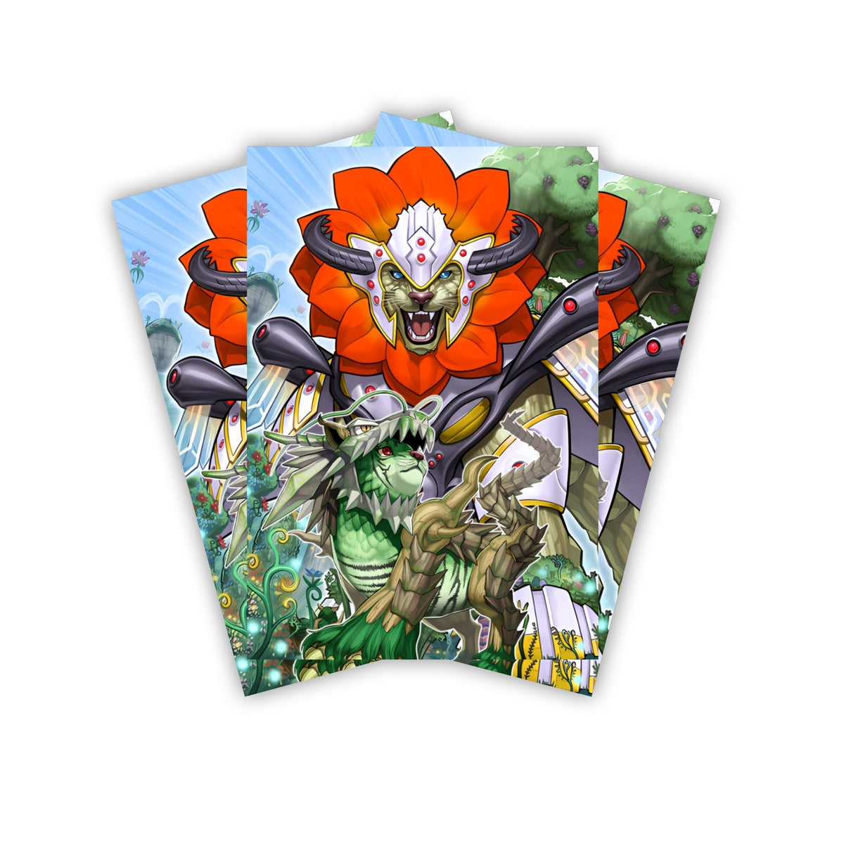 Keep your cards safe and stylish with our borderless card sleeves. Designed edge-to-edge to showcase your artwork, they offer a sleek, modern aesthetic. From LDB Duel, printed with the exclusive Naturia Gaiastrio design for a fresh, premium feel.Naturia-yugioh-mtg-pokemon-card-protection-standard-japanese-dragon-shield-LDB-Duel-borderless
