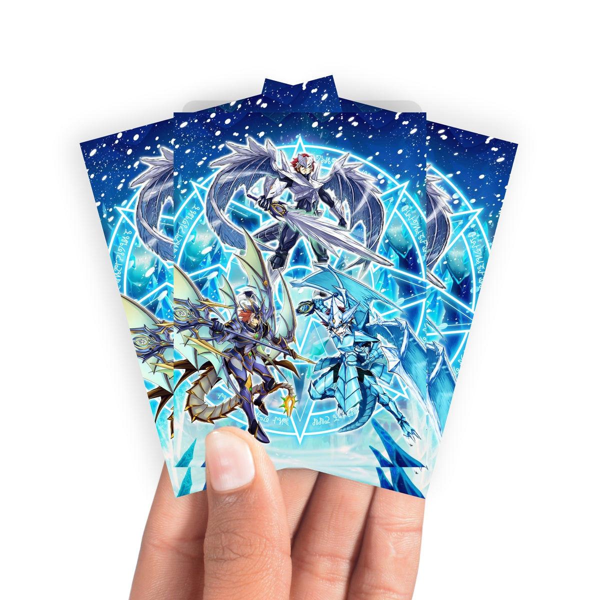 Keep your cards safe and stylish with our borderless card sleeves. Designed edge-to-edge to showcase your artwork, they offer a sleek, modern aesthetic. From LDB Duel, printed with the exclusive Nekroz Archetype design for a fresh, premium feel.Nekroz-yugioh-mtg-pokemon-card-protection-standard-japanese-dragon-shield-LDB-Duel-borderless