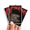 Protect and enhance your cards with our clean and crisp white border card sleeves. Featuring a minimalist design that complements any artwork, these sleeves offer a bright, timeless look. From LDB Duel. Printed with our exclusive Nine-Lives Familiar design for a fresh and premium finish. Creature-Cat-mtg-yugioh-pokemon-card-protection-standard-japanese-dragon-shield-LDB-Duel-white