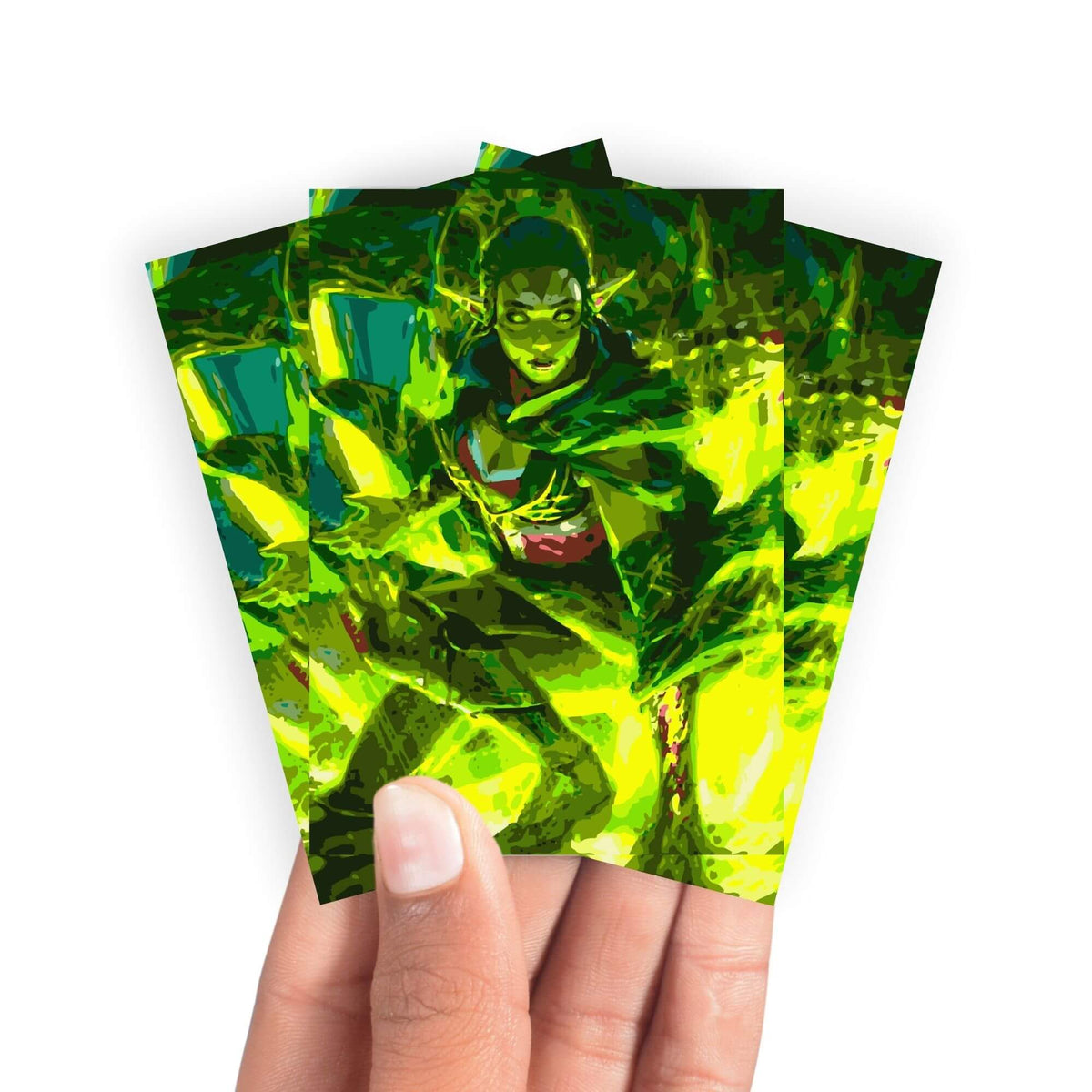 Keep your cards safe and stylish with our borderless card sleeves. Designed edge-to-edge to showcase your artwork, they offer a sleek, modern aesthetic. From LDB Duel, printed with the exclusive Nissa Revane design for a fresh, premium feel.Zendikar-mtg-card-protection-standard-japanese-dragon-shield-LDB-Duel-borderless