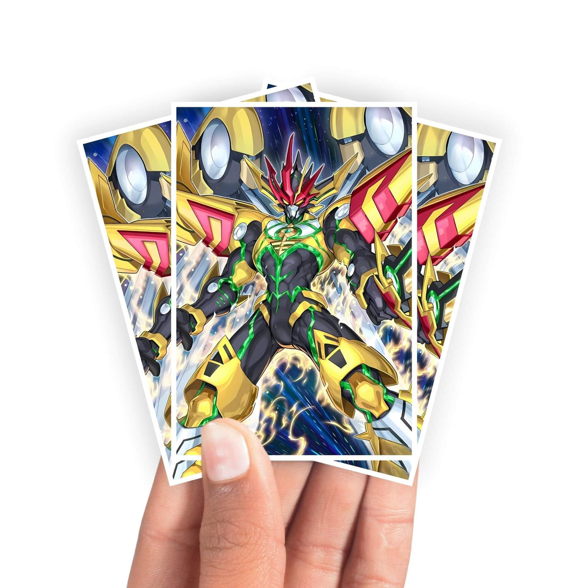 Protect and enhance your cards with our clean and crisp white border card sleeves. Featuring a minimalist design that complements any artwork, these sleeves offer a bright, timeless look. From LDB Duel. Printed with our exclusive Number F0: Utopic Future Zexal design for a fresh and premium finish. Utopic-Future-yugioh-mtg-pokemon-card-protection-standard-japanese-dragon-shield-LDB-Duel-white