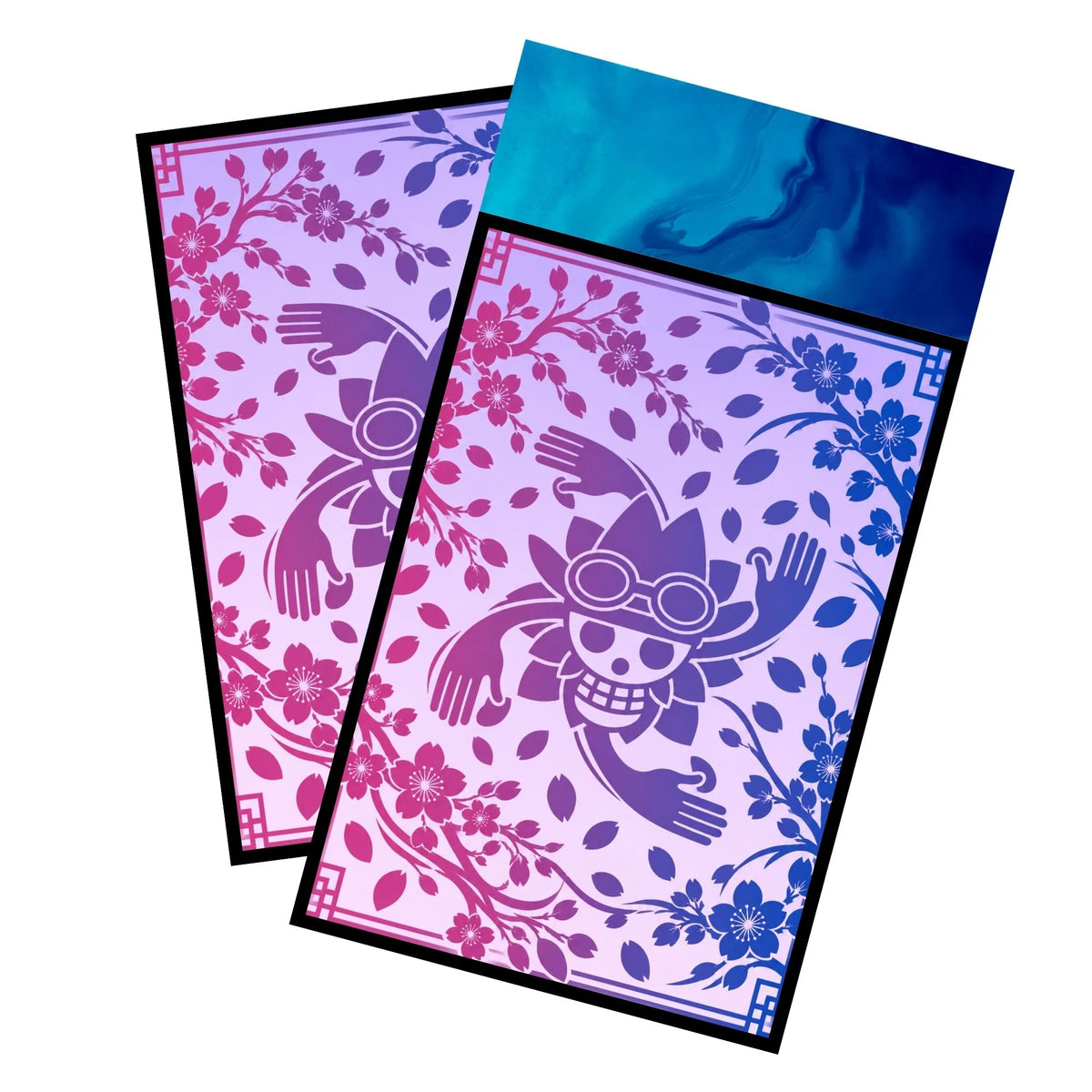 Enhance your cards with our elegant black border card sleeves, featuring a sleek, sophisticated design for a bold, modern aesthetic. From LDB Duel. Perfect for showcasing your collection, these sleeves are printed with our exclusive Devil Child Nico Robin design. Nico-Robin-onepiece-card-protection-standard-japanese-dragon-shield-LDB-Duel-black