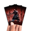 Enhance your cards with our elegant black border card sleeves, featuring a sleek, sophisticated design for a bold, modern aesthetic. From LDB Duel. Perfect for showcasing your collection, these sleeves are printed with our exclusive Odysseus design. Matt-Damon-anime-card-protection-standard-japanese-dragon-shield-LDB-Duel-black