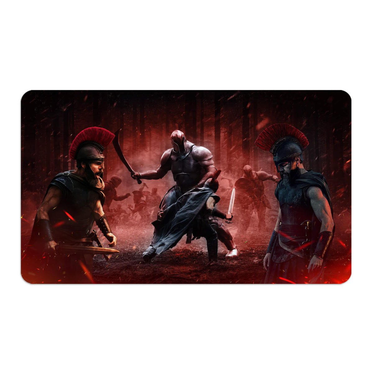 Transform your dueling experience with LDB Duel featuring our exclusive art Odysseus playmat! Featuring a soft cloth top for smooth card movement and a durable rubber back for a secure grip, this 24x14 inch mat is machine washable and safe for cards and sleeves. Matt-Damon-anime-custom-artwork-premium-durable-rubber-ldb-duel