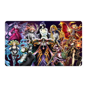 Transform your dueling experience with our original art Overlord playmat from LDB Duel! Featuring a soft cloth top for smooth card movement and a durable rubber back for a secure grip, this 24x14 inch mat is machine washable and safe for cards and sleeves. Evileye-yugioh-mtg-pokemon-custom-artwork-premium-durable-rubber-ldb-duel