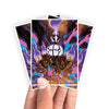 Protect and enhance your cards with our clean and crisp white border card sleeves. Featuring a minimalist design that complements any artwork, these sleeves offer a bright, timeless look. From LDB Duel. Printed with our exclusive Mega Chandelure design for a fresh and premium finish. Ghost-Type-pokemon-anime-yugioh-mtg-card-protection-standard-japanese-dragon-shield-LDB-Duel-white