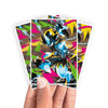 Protect and enhance your cards with our clean and crisp white border card sleeves. Featuring a minimalist design that complements any artwork, these sleeves offer a bright, timeless look. From LDB Duel. Printed with our exclusive Mega Zeraora design for a fresh and premium finish. Thunder-Punch-pokemon-anime-yugioh-mtg-card-protection-standard-japanese-dragon-shield-LDB-Duel-white