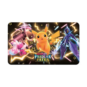 Transform your dueling experience with our exclusive art Paldean Pocket Monsters playmat from LDB Duel! Featuring a soft cloth top for smooth card movement and a durable rubber back for a secure grip, this 24x14 inch mat is machine washable and safe for cards and sleeves. Legendary-yugioh-mtg-pokemon-custom-artwork-premium-durable-rubber-ldb-duel