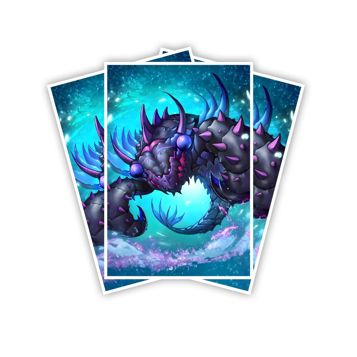 Protect and enhance your cards with our clean and crisp white border card sleeves. Featuring a minimalist design that complements any artwork, these sleeves offer a bright, timeless look. From LDB Duel. Printed with our exclusive Paleozoic Anomalocaris design for a fresh and premium finish. Paleozoic-yugioh-mtg-pokemon-card-protection-standard-japanese-dragon-shield-LDB-Duel-white