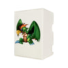 Here's another quality white deck box from LDB Duel featuring our exclusive Parrot Dragon art. Fits all types of trading card games, including Pokémon, Yu-Gi-Oh! and Magic The Gathering. The perfect card holder for the TCG player safely holds up to 100 double-sleeved cards. EVEN in extra thick sleeves. Comes with a pull-out dice tray. Toon-Kingdom-ygo-magic-digimon-card_protector-gaming-accesories-LDB-Duel