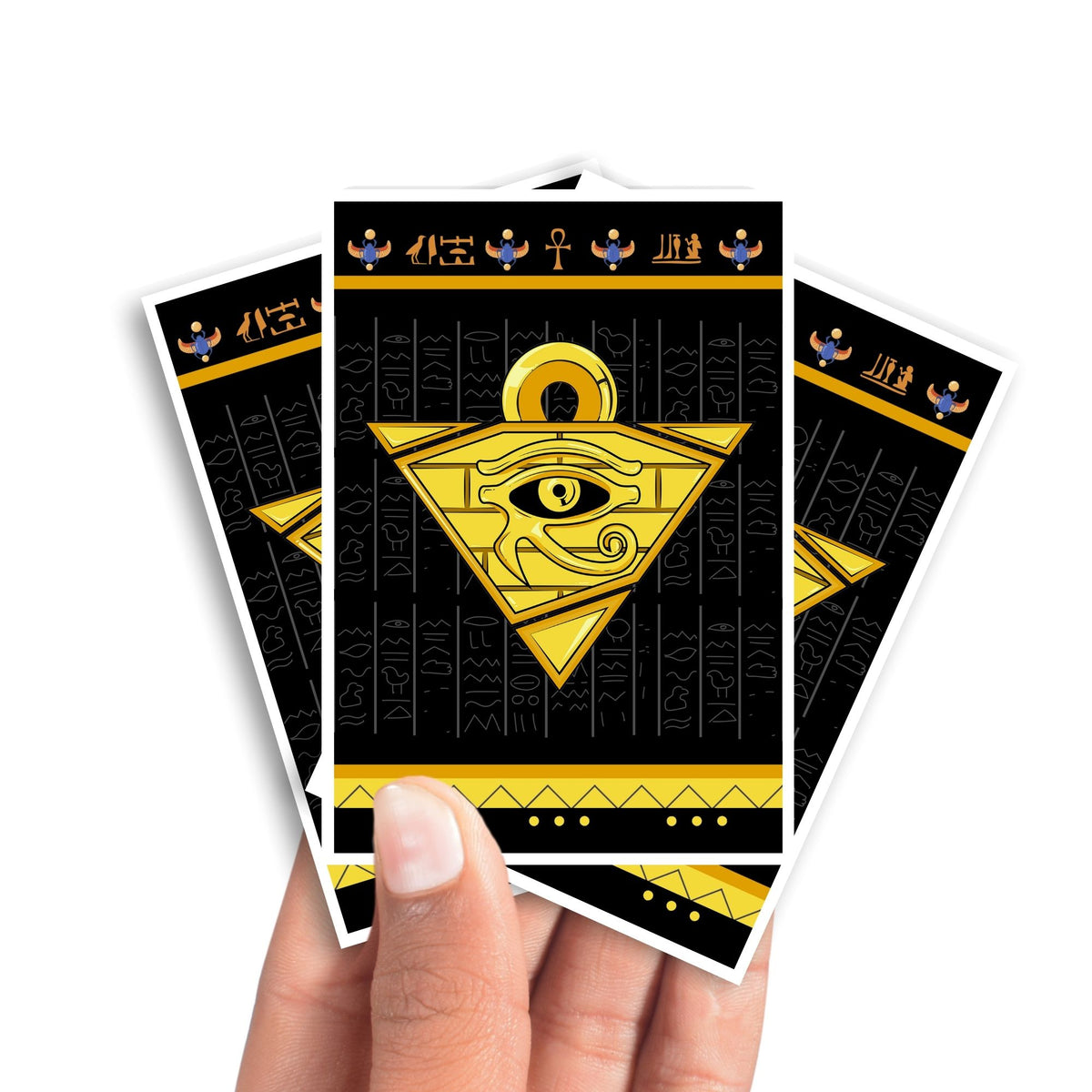 Fundas para cartas de glifos del alma del faraón 