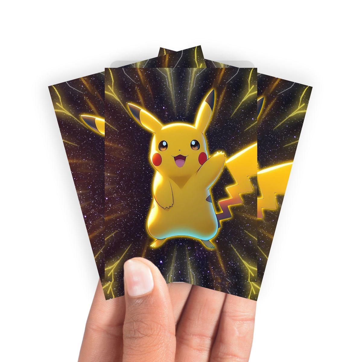 Keep your cards safe and stylish with our borderless card sleeves. Designed edge-to-edge to showcase your artwork, they offer a sleek, modern aesthetic. From LDB Duel, printed with the exclusive Pikachu EX design for a fresh, premium feel.Ash-Ketchum-yugioh-mtg-pokemon-card-protection-standard-japanese-dragon-shield-LDB-Duel-borderless