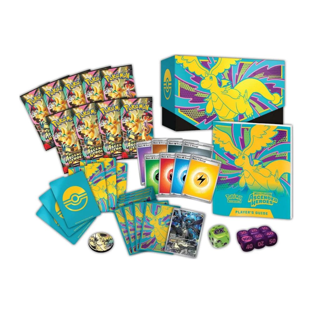 Upgrade your collecting game with LDB Duel featuring our exclusive Pokemon - Ascended Heroes - Elite Trainer Box selection! Perfect for sealed collectors and players alike, each booster box is designed to give you an exciting pack-opening experience with premium cards, chase rares, and set-defining pulls. Whether you're building your deck or expanding your collection, this is the best way to experience the thrill of the PKMN TCG in every box. Dragonite-pokemon-tcg-booster-box-card-LDB-Duel