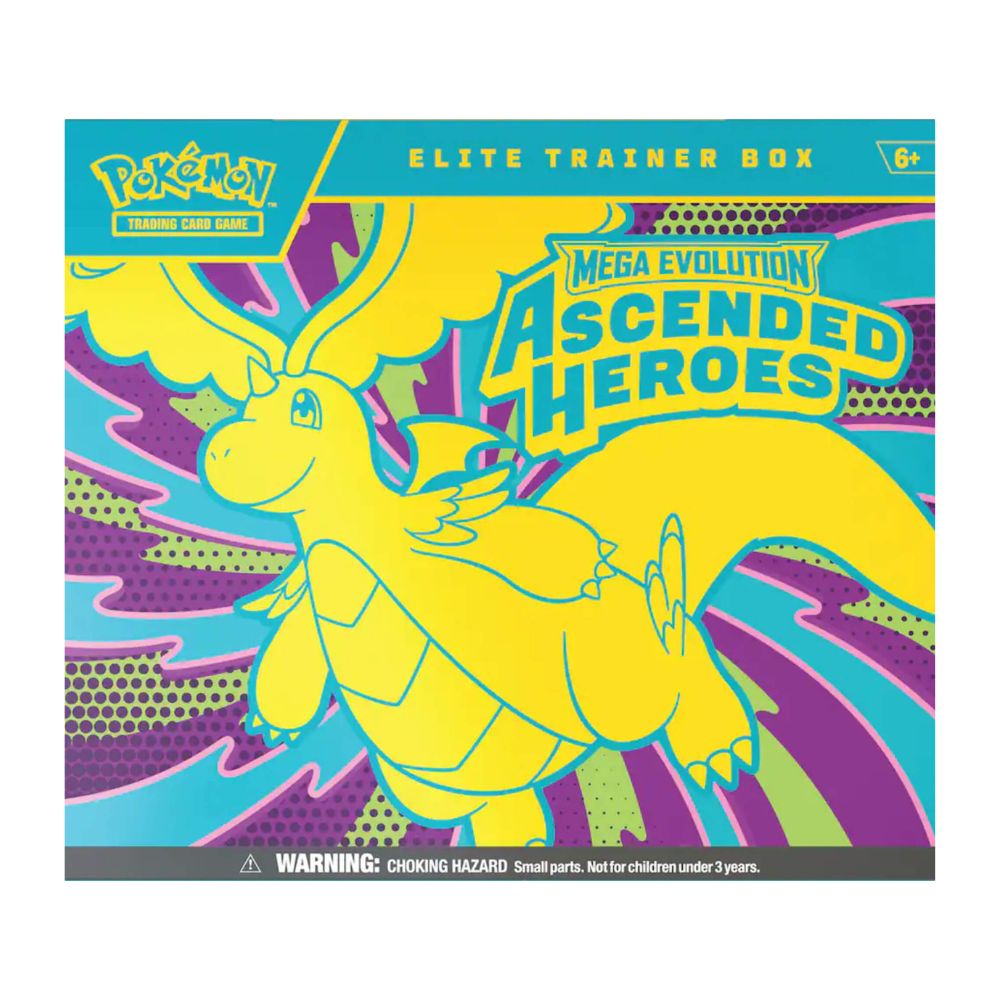 Upgrade your collecting game with LDB Duel featuring our exclusive Pokemon - Ascended Heroes - Elite Trainer Box selection! Perfect for sealed collectors and players alike, each booster box is designed to give you an exciting pack-opening experience with premium cards, chase rares, and set-defining pulls. Whether you're building your deck or expanding your collection, this is the best way to experience the thrill of the PKMN TCG in every box. Dragonite-pokemon-tcg-booster-box-card-LDB-Duel