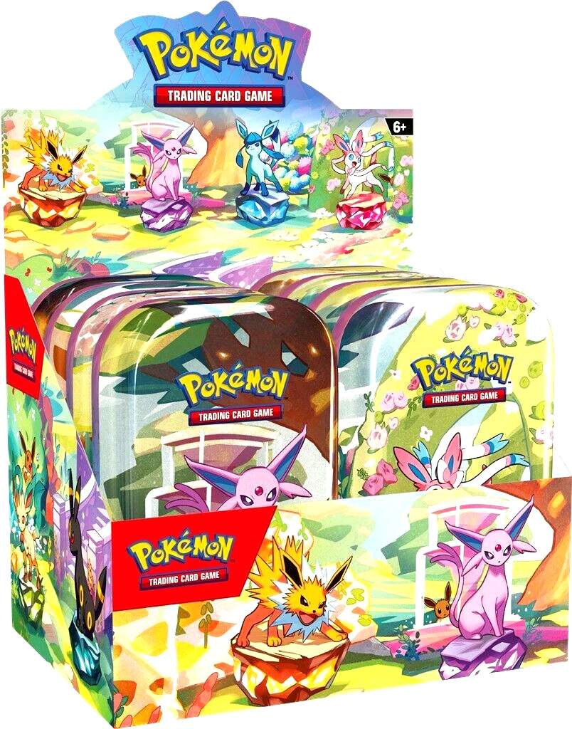 Pokémon Prismatic Evolutions Mini Tin (Random Art Work)