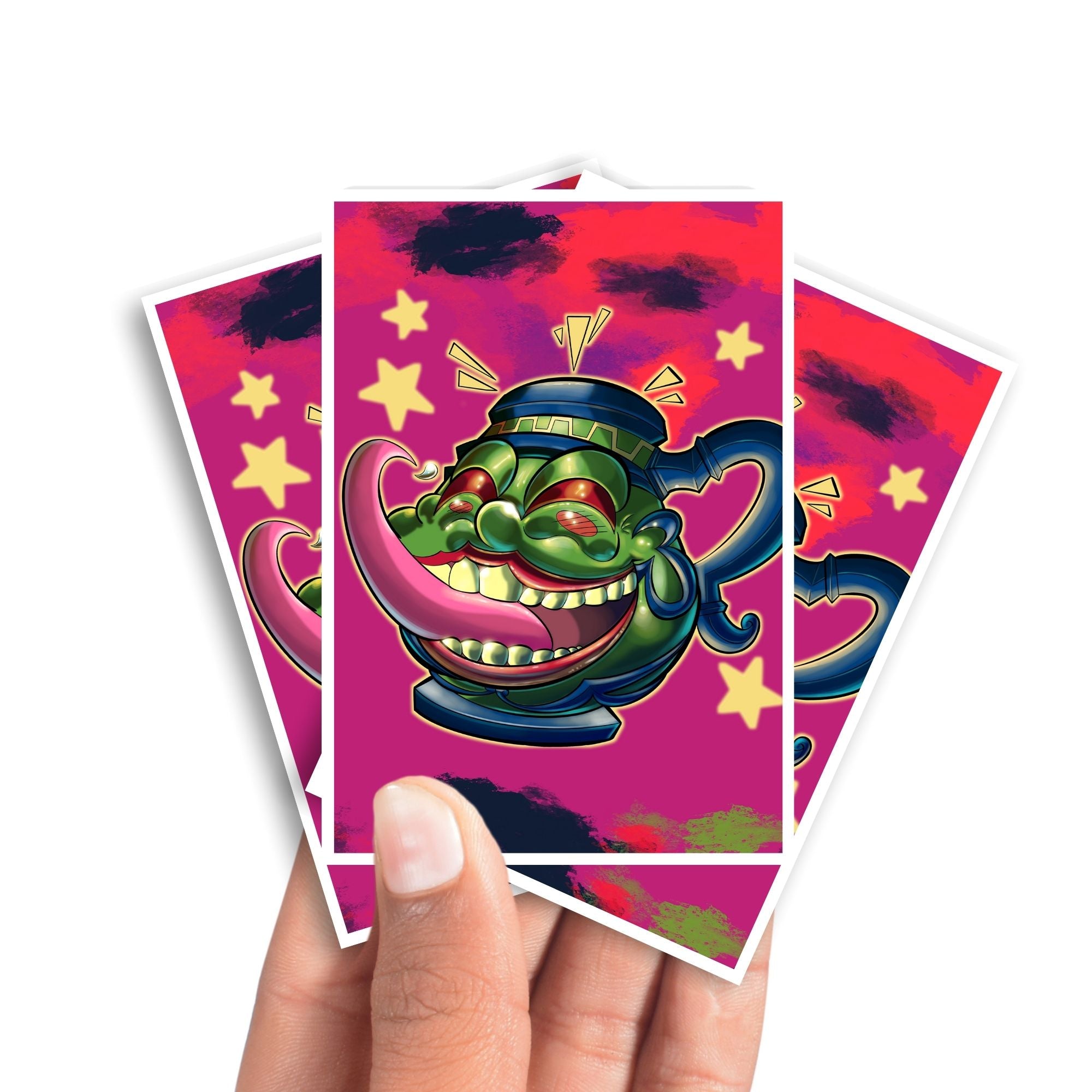 Toon of Greed Card Sleeves Japanese Size (Solid Gloss) / White / 125 Sleeves Toon of Greed Card Sleeves Japanese Size (Solid Gloss) / White / 125 Sleeves
