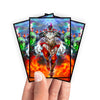Enhance your cards with our elegant black border card sleeves, featuring a sleek, sophisticated design for a bold, modern aesthetic. From LDB Duel. Perfect for showcasing your collection, these sleeves are printed with our exclusive Power Patron Archetype design. Power-Patron-yugioh-card-protection-standard-japanese-dragon-shield-LDB-Duel-black