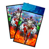 Enhance your cards with our elegant black border card sleeves, featuring a sleek, sophisticated design for a bold, modern aesthetic. From LDB Duel. Perfect for showcasing your collection, these sleeves are printed with our exclusive Power Patron Archetype design. Power-Patron-yugioh-card-protection-standard-japanese-dragon-shield-LDB-Duel-black