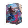 Here's another quality black deck box from LDB Duel featuring our exclusive Prismari Artistry art. Fits all types of trading card games, including Pokémon, Yu-Gi-Oh! and Magic The Gathering. The perfect card holder for the TCG player safely holds up to 100 double-sleeved cards. EVEN in extra thick sleeves. Comes with a pull-out dice tray. Rootha-mtg-tcg-accessories-card-storage-LDB-Duel