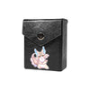Enhance your TCG storage with the Mach 2 Black deck box, available in options for 60 or 80 single-card sleeves. Crafted from durable faux leather, it includes a built-in belt loop, a strong magnetic snap. From LDB Duel featuring our exclusive Purrely design—ideal for TCG enthusiasts on the move! Epurrely-Happiness-yugioh-mtg-pokemon-tcg-accessories-card-storage-LDB-Duel-black