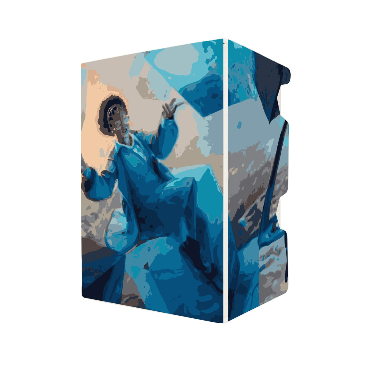 Here's another quality white deck box from LDB Duel featuring our exclusive Quandrix Unlimited art. Fits all types of trading card games, including Pokémon, Yu-Gi-Oh! and Magic The Gathering. The perfect card holder for the TCG player safely holds up to 100 double-sleeved cards. EVEN in extra thick sleeves. Comes with a pull-out dice tray. Zimone-mtg-tcg-accessories-card-storage-LDB-Duel