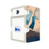 Here is the Right View of the Quandrix Unlimited Mach 3 White Deck Box. Infinite-Analyst-mtg-deck-tray-dice-tray-LDB-Duel