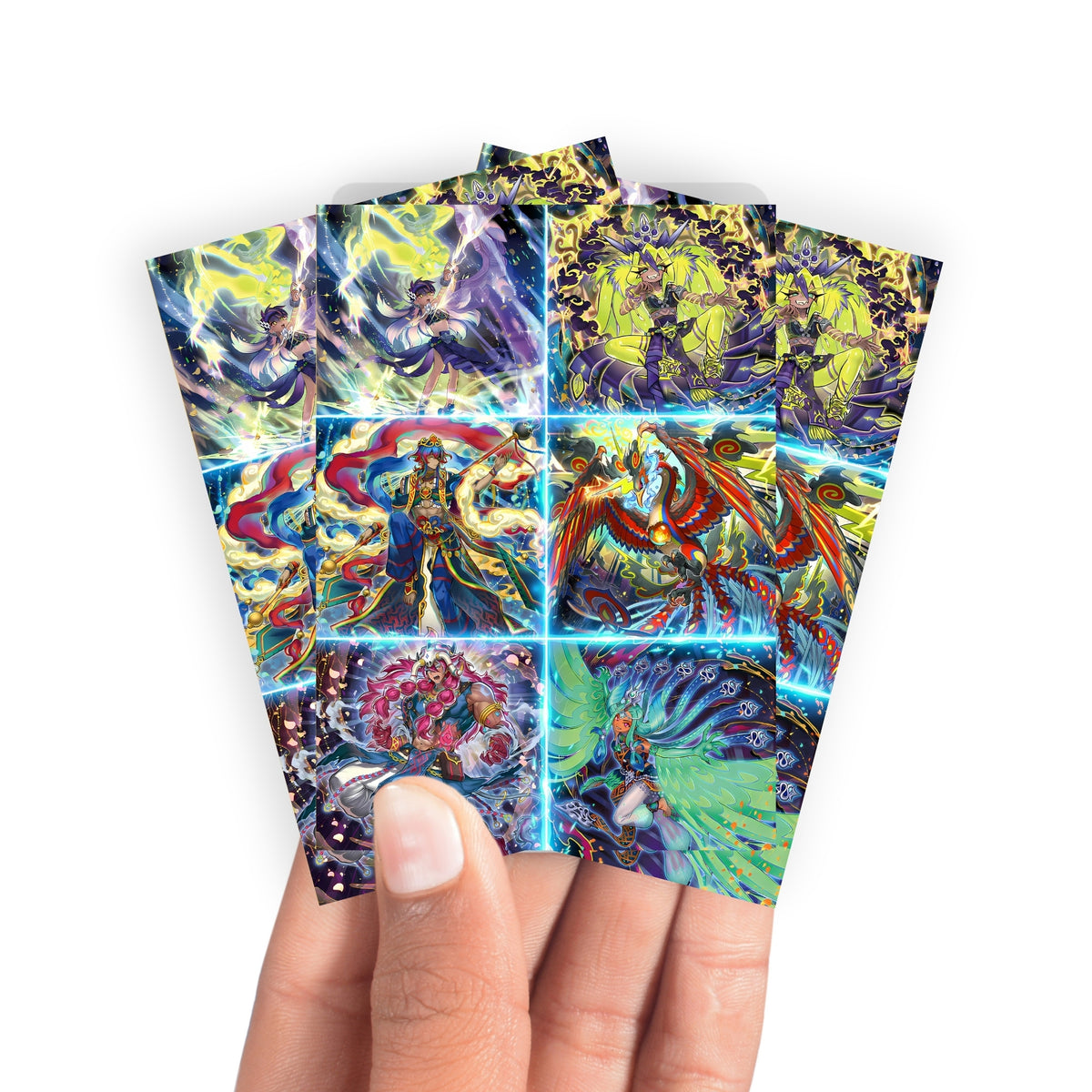 Keep your cards safe and stylish with our borderless card sleeves. Designed edge-to-edge to showcase your artwork, they offer a sleek, modern aesthetic. From LDB Duel, printed with the exclusive Radiant Typhoon Archetype design for a fresh, premium feel.Radiant-Typhoon-yugioh-mtg-pokemon-card-protection-standard-japanese-dragon-shield-LDB-Duel-borderless