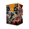 Here's another quality black deck box from LDB Duel featuring our exclusive Red-Eyes Black Metal Dragon art. Fits all types of trading card games, including Pokémon, Yu-Gi-Oh! and Magic The Gathering. The perfect card holder for the TCG player safely holds up to 100 double-sleeved cards. EVEN in extra thick sleeves. Comes with a pull-out dice tray. Red-Eyes-Dragon-yugioh-tcg-accessories-card-storage-LDB-Duel