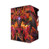 Here's another quality black deck box from LDB Duel featuring our exclusive Red Supernova Dragon art. Fits all types of trading card games, including Pokémon, Yu-Gi-Oh! and Magic The Gathering. The perfect card holder for the TCG player safely holds up to 100 double-sleeved cards. EVEN in extra thick sleeves. Comes with a pull-out dice tray. Red-Dragon-yugioh-tcg-accessories-card-storage-LDB-Duel