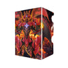 Here's another quality white deck box from LDB Duel featuring our exclusive Red Supernova Dragon art. Fits all types of trading card games, including Pokémon, Yu-Gi-Oh! and Magic The Gathering. The perfect card holder for the TCG player safely holds up to 100 double-sleeved cards. EVEN in extra thick sleeves. Comes with a pull-out dice tray. Synchro-ygo-magic-digimon-card-protector-gaming-accesories-LDB-Duel
