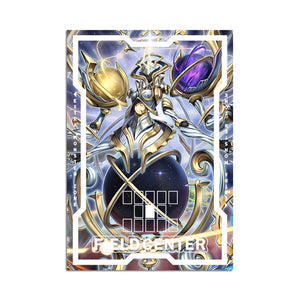 Level up your game with our custom-printed metal field centers, featuring exclusive Regenesis Archetype artwork in gold metal. Durable, scratch-resistant, and embossed with the iconic Yu-Gi-Oh! card back, these slim field centers fit perfectly in card sleeves. Leviticus-yugioh-mtg-pokemon-metal-card-embossed-design-custom-artwork-duel-accessories-ldb-duel