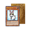 Level up your game with our custom-printed metal orica cards, featuring exclusive Rescue Rabbit artwork in gold metal. Durable, scratch-resistant, and embossed with the iconic Yu-Gi-Oh! card back, these slim orica cards fit perfectly in card sleeves. Rabidragon-yugioh-mtg-pokemon-metal-card-embossed-design-custom-artwork-duel-accessories-ldb-duel