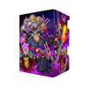 Here's another quality black deck box from LDB Duel featuring our exclusive Resonator Archetype art. Fits all types of trading card games, including Pokémon, Yu-Gi-Oh! and Magic The Gathering. The perfect card holder for the TCG player safely holds up to 100 double-sleeved cards. EVEN in extra thick sleeves. Comes with a pull-out dice tray. Resonator-yugioh-tcg-accessories-card-storage-LDB-Duel