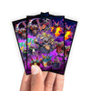 Enhance your cards with our elegant black border card sleeves, featuring a sleek, sophisticated design for a bold, modern aesthetic. From LDB Duel. Perfect for showcasing your collection, these sleeves are printed with our exclusive Resonator Archetype design. Resonator-yugioh-card-protection-standard-japanese-dragon-shield-LDB-Duel-black