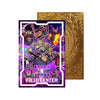 Level up your game with our custom-printed metal field centers, featuring exclusive Resonator Archetype artwork in gold metal. Durable, scratch-resistant, and embossed with the iconic Yu-Gi-Oh! card back, these slim field centers fit perfectly in card sleeves. Resonator-yugioh-metal-card-embossed-design-custom-artwork-duel-accessories-ldb-duel
