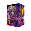 Here's another quality white deck box from LDB Duel featuring our exclusive Resonator Archetype art. Fits all types of trading card games, including Pokémon, Yu-Gi-Oh! and Magic The Gathering. The perfect card holder for the TCG player safely holds up to 100 double-sleeved cards. EVEN in extra thick sleeves. Comes with a pull-out dice tray. Resonator-yugioh-tcg-accessories-card-storage-LDB-Duel