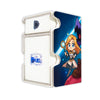 Here is the Right View of the Riftbound | League of Legends Mach 3 White Deck Box. Overdrive-anime-deck-tray-dice-tray-LDB-Duel