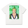 Level up your look with the premium Roronoa Zoro T-shirt design from LDB Duel. Crafted from soft, breathable cotton and finished with vibrant DTF printing, this white t-shirt is designed for comfort that lasts. Featuring a bold back design, it’s perfect for anime fans, TCG players, and gamers who want to stand out, whether at events, tournaments, or just relaxing with friends. Strawhat-pirates-anime-ygo-magic-tshirt-gaming-accesories-LDB-Duel