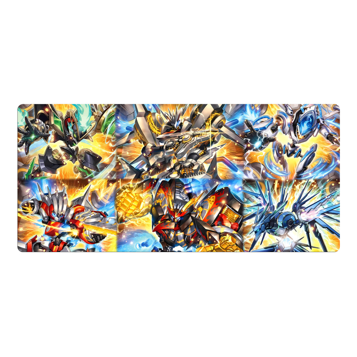 Elevate your gaming experience with LDB Duel featuring our exclusive Ryzeal mouse pad! Crafted with a smooth cloth surface for unparalleled mouse accuracy and a non-slip rubber base for rock-solid stability, this 35x16-inch masterpiece combines stunning design with top-tier functionality. And with its machine-washable build, keeping it clean is a breeze!Crossover-Breakers-yugioh-mtg-pokemon-custom-artwork-premium-durable-rubber-ldb-duel
