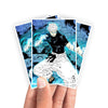 Protect and enhance your cards with our clean and crisp white border card sleeves. Featuring a minimalist design that complements any artwork, these sleeves offer a bright, timeless look. From LDB Duel. Printed with our exclusive Satoru Gojo design for a fresh and premium finish. Limitless-anime-yugioh-mtg-pokemon-card-protection-standard-japanese-dragon-shield-LDB-Duel-white
