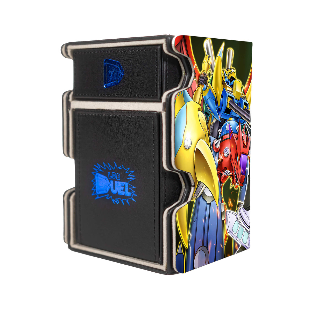 Here is the Right View of the Seto Kaiba VS Chazz Princeton Mach 3 Black Deck Box. Dragon-Yearhead-yugioh-deck-tray-dice-tray-LDB-Duel