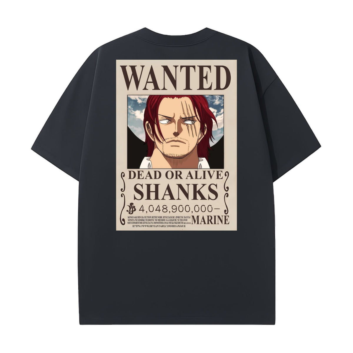 Level up your look with the premium Shanks Wanted Poster T-shirt design from LDB Duel. Crafted from soft, breathable cotton and finished with vibrant DTF printing, this black t-shirt is designed for comfort that lasts. Featuring a bold back design, it’s perfect for anime fans, TCG players, and gamers who want to stand out, whether at events, tournaments, or just relaxing with friends.  Akagami-anime-ygo-magic-tshirt-gaming-accesories-LDB-Duel