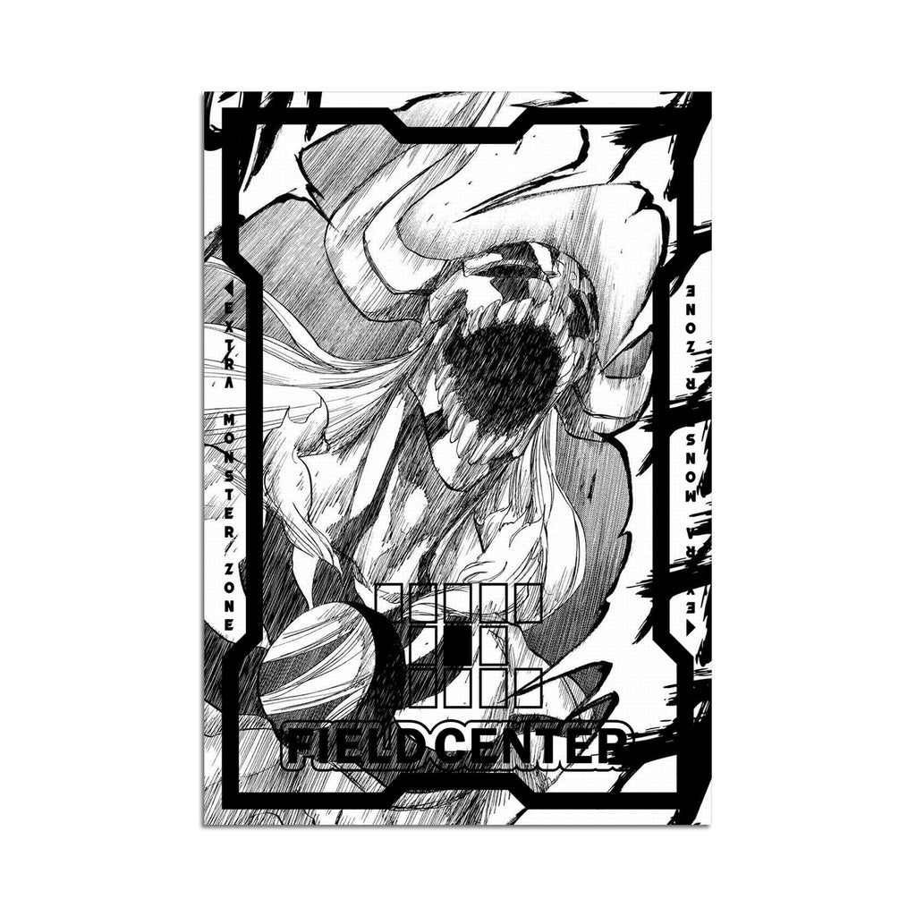 Centro de campo de metal oscuro Exodia