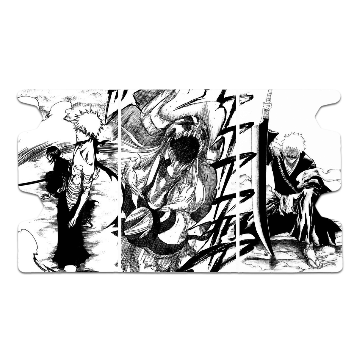 Here is the Full Lid Design of the Shinigami Hollow White Mach 3 White Deck Box. bankai-bleach-yugioh-custom-deck-portable-collector-LDB-Duel