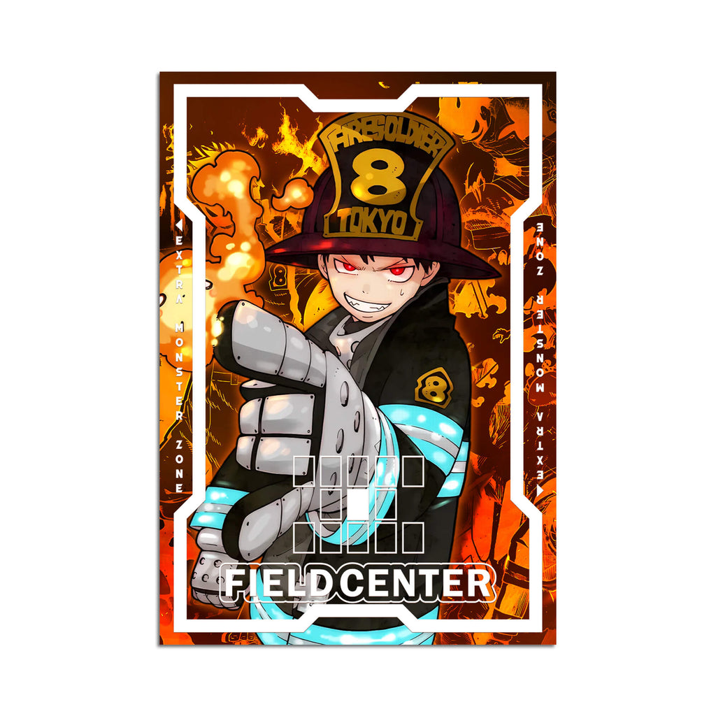 Centro de campo de metal oscuro Exodia