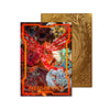 Level up your game with our custom-printed metal field centers, featuring exclusive Signer Dragons artwork in gold metal. Durable, scratch-resistant, and embossed with the iconic Yu-Gi-Oh! card back, these slim field centers fit perfectly in card sleeves. 5D's-yugioh-mtg-pokemon-metal-card-embossed-design-custom-artwork-duel-accessories-ldb-duel