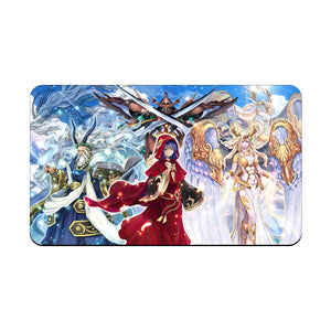 Transform your dueling experience with our exclusive art Silenforce playmat from LDB Duel! Featuring a soft cloth top for smooth card movement and a durable rubber back for a secure grip, this 24x14 inch mat is machine washable and safe for cards and sleeves. Sauravis-yugioh-mtg-pokemon-custom-artwork-premium-durable-rubber-ldb-duel