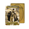 Level up your game with our custom-printed metal orica card, featuring exclusive Silverquill Influence artwork in gold metal. Durable, scratch-resistant, and embossed with the iconic Magic: The Gathering card back, these slim orica cards fit perfectly in card sleeves. Killian-mtg-metal-card-embossed-design-custom-artwork-duel-accessories-ldb-duel