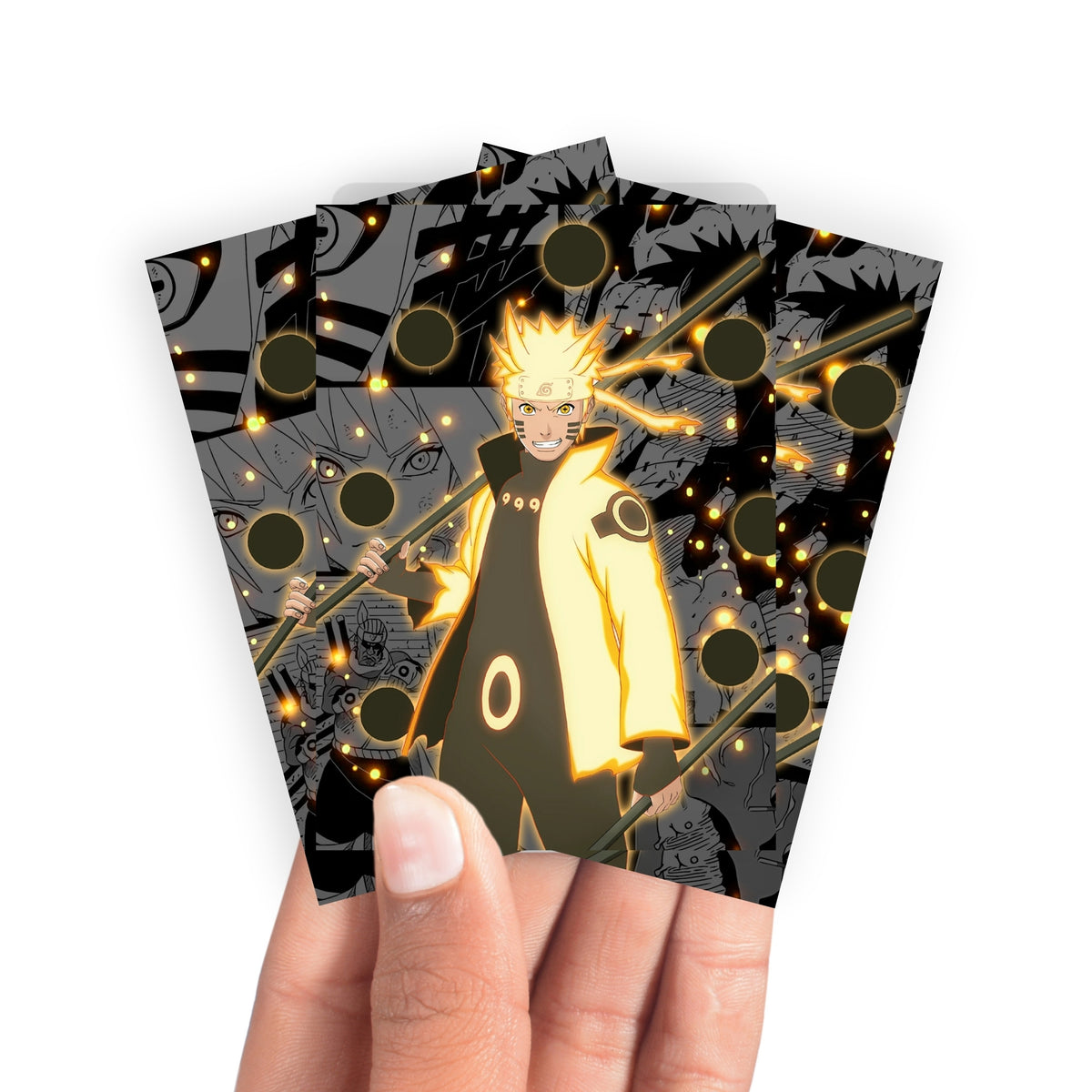 Keep your cards safe and stylish with our borderless card sleeves. Designed edge-to-edge to showcase your artwork, they offer a sleek, modern aesthetic. From LDB Duel, printed with the exclusive Six Paths Sage Mode design for a fresh, premium feel.Naruto-yugioh-mtg-pokemon-card-protection-standard-japanese-dragon-shield-LDB-Duel-borderless