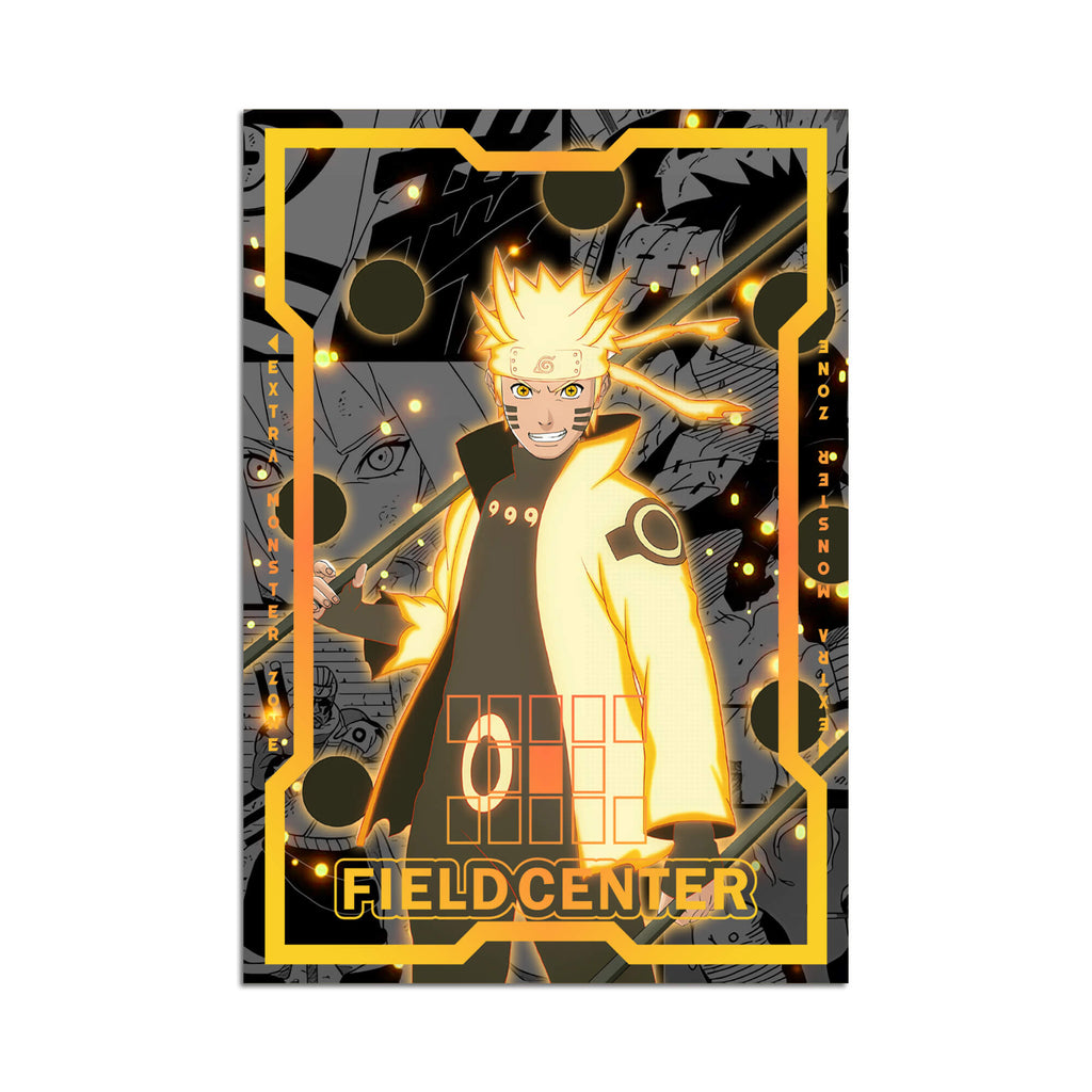 Centro de campo de metal oscuro Exodia